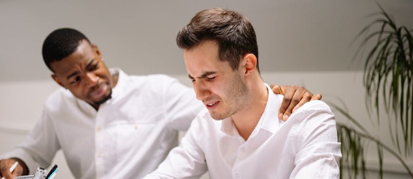 Man sitting at the table