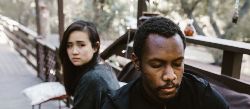 Couple having an argument