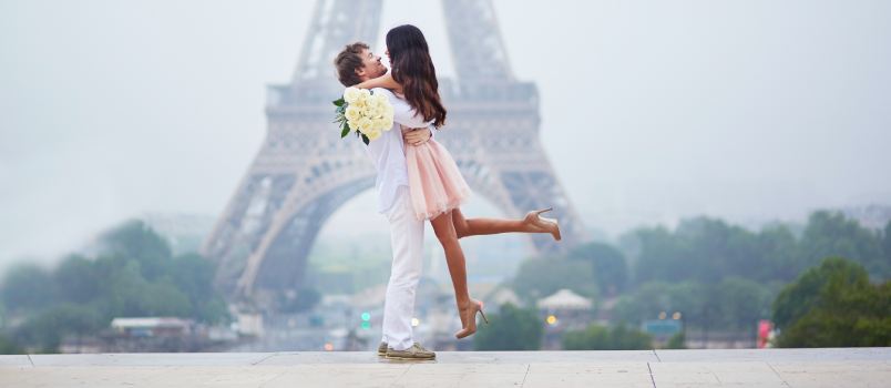 Beautiful romantic couple love bunch