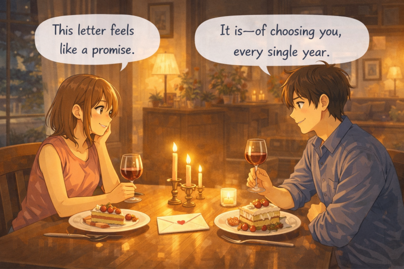 Anniversary Dinner at Home