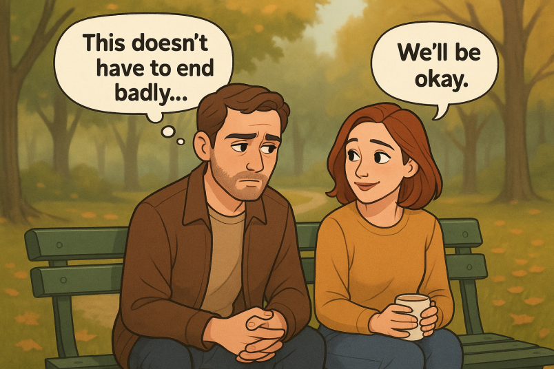 Couple in park