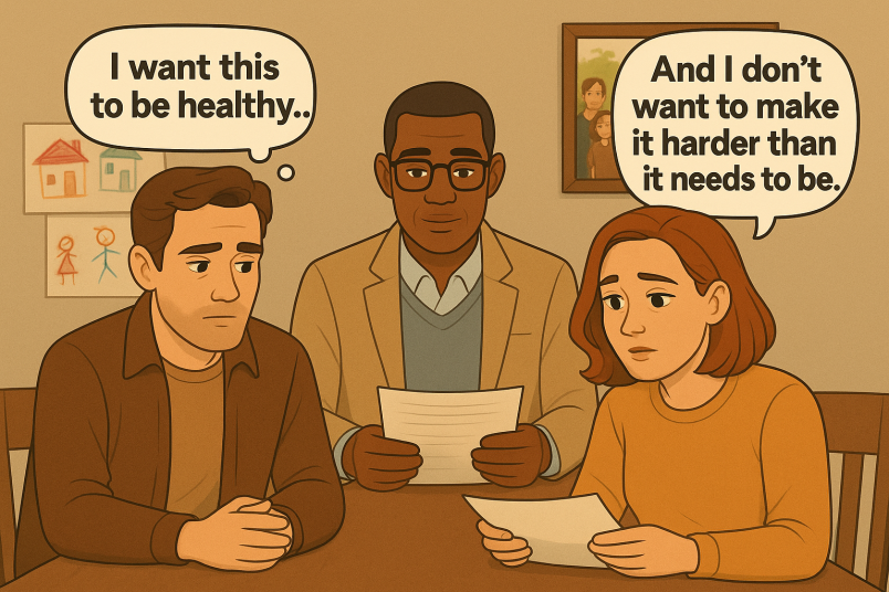 Couple with attorney