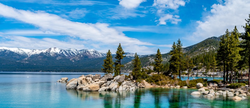 beautiful crystal clear waters lake tahoe