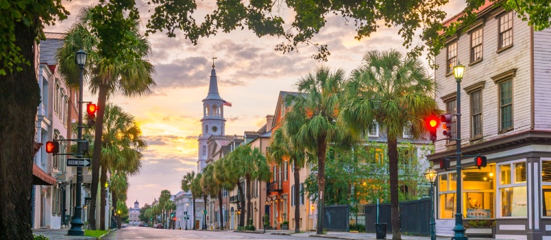 historical downtown area charleston south carolina