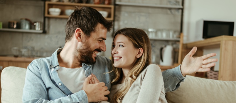 Happy couple enjoying their time 