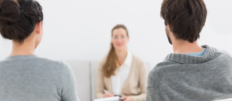 Couple having counselling session