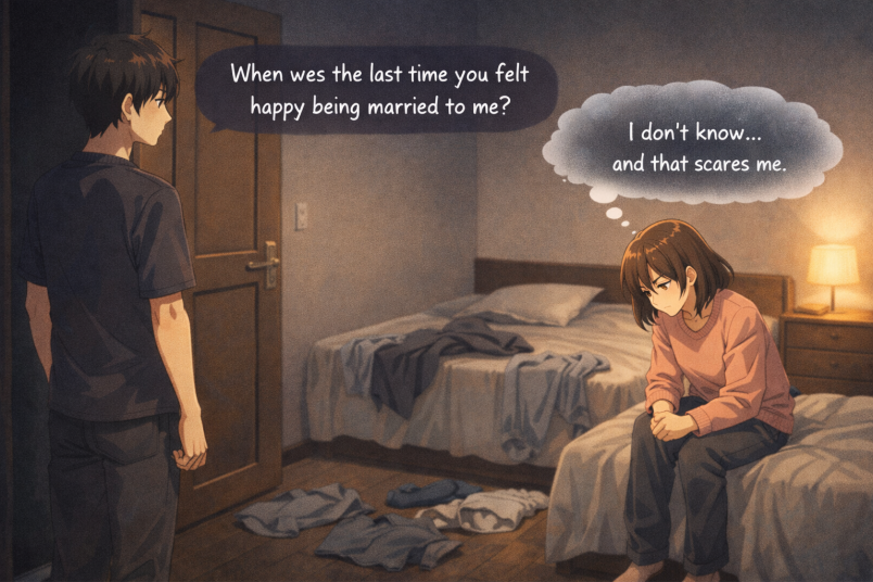 Bedroom after an argument