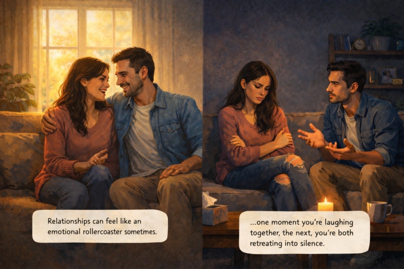 Couple going through ups and downs