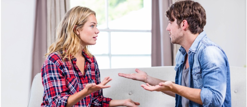 Couple having an argument