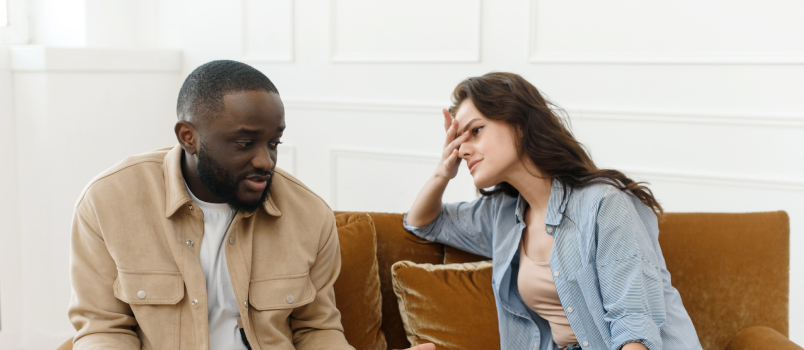 Couple having argument