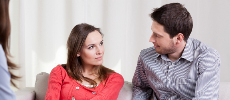 Young married couple starting new life