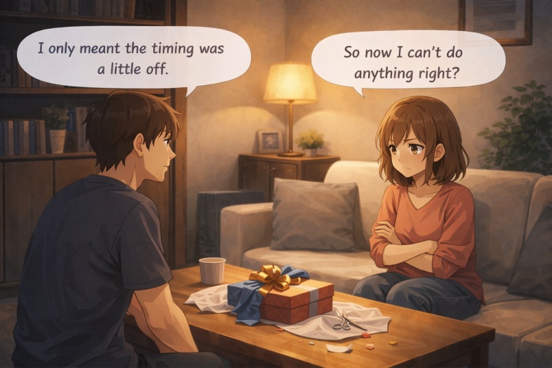 Overreacting to Minor Criticism