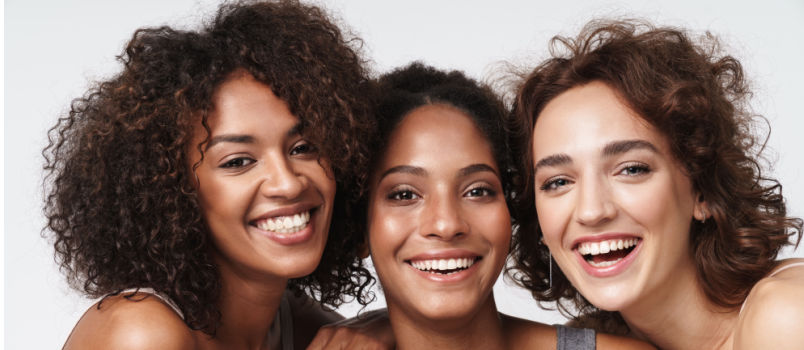 Three young friends