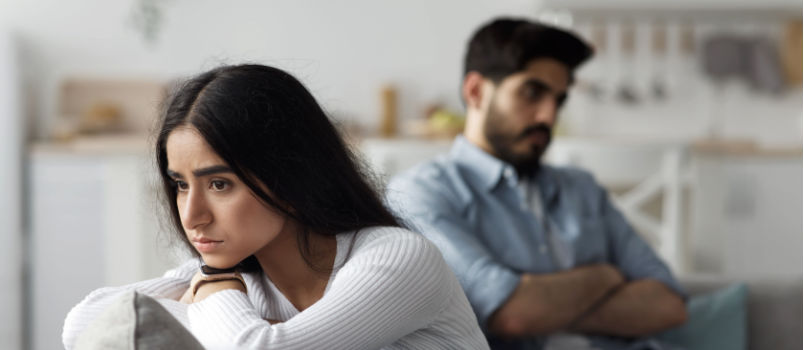 Couple having emotional problem
