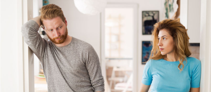 Couple having argument