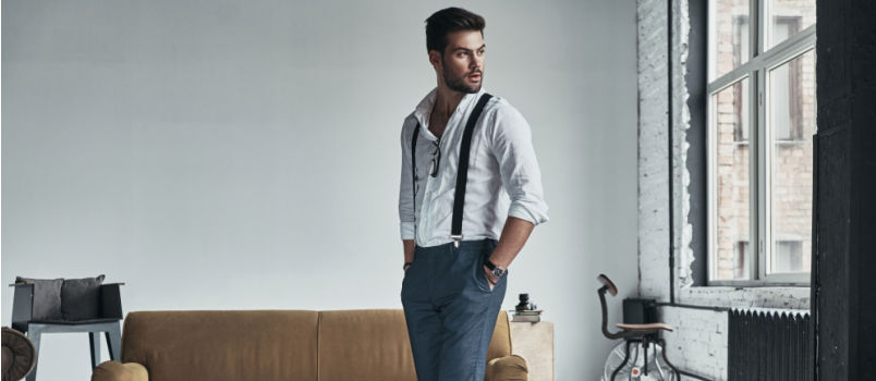 Handsome young tall man