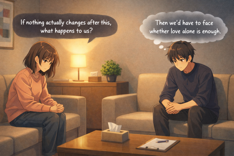 Therapist’s office pause