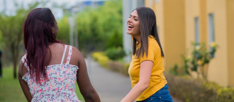 Couple enjoying outdoor in park