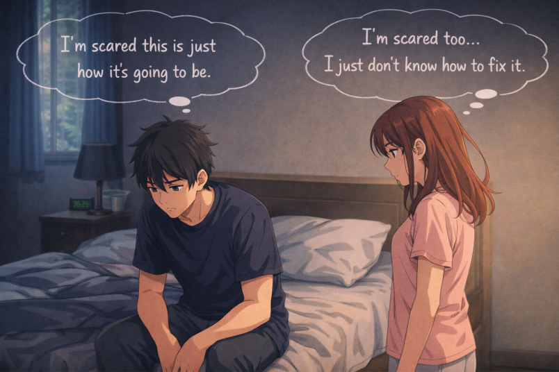 Sitting on the Edge of the Bed