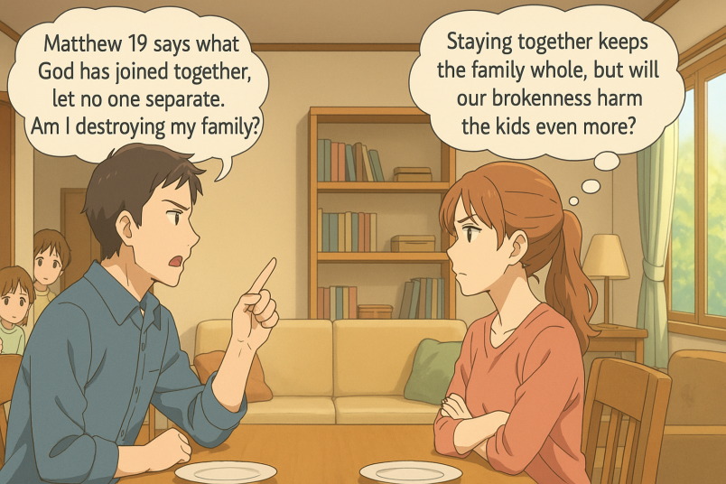 Children Listening Through the Door