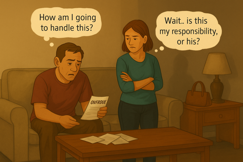 Couple is upset