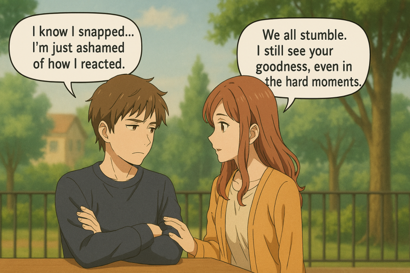 Bedroom argument aftermath