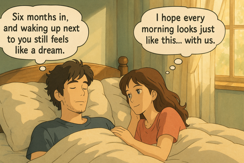 Lazy sunday morning in bed