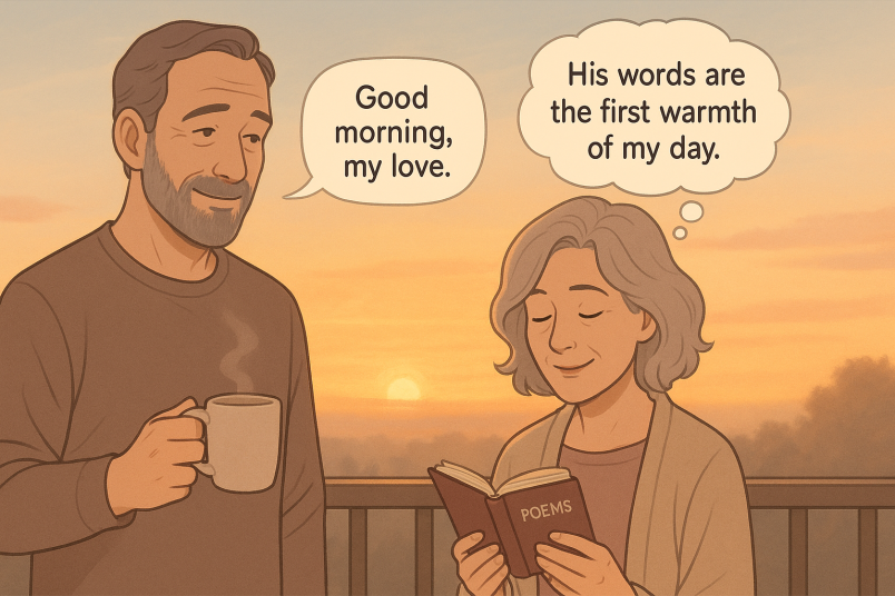 5 Romantic Good Morning Poems for Her