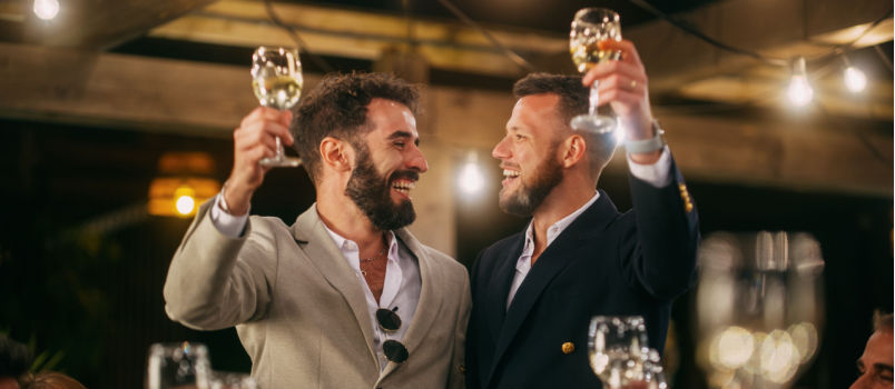 Couple hosting Big dinner party