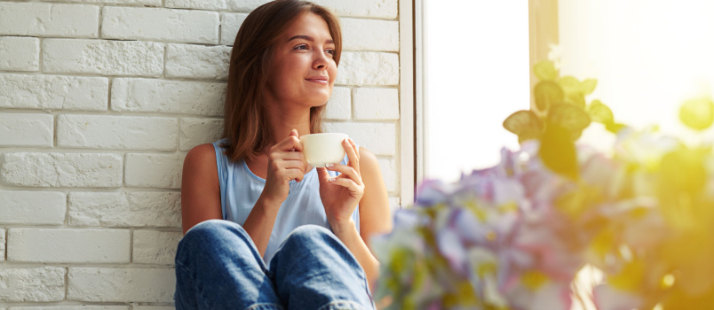 Young girl enjoyed ideal day