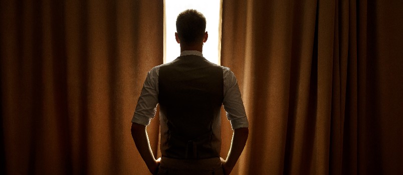 Businessman preparing work