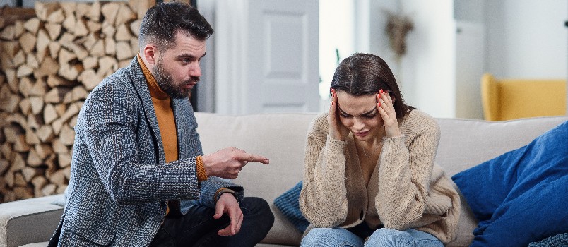 Couple having argument