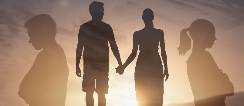 Couple relationship break up