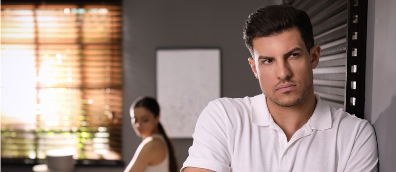 Couple having conflicts