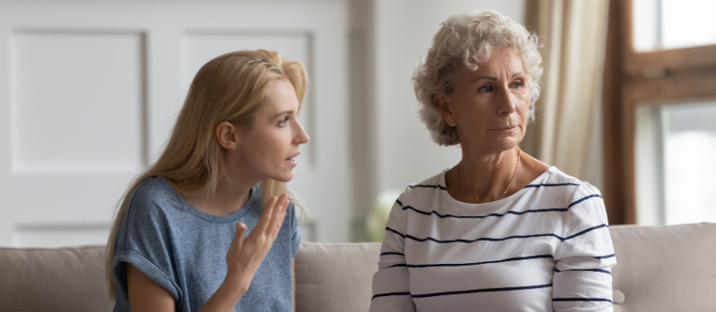 Two generation talking to each other