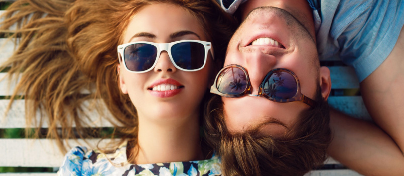 Happy smiling couple