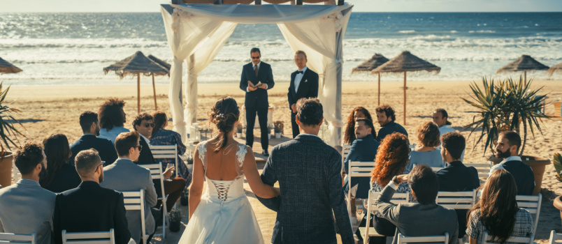 Beautiful wedding couple