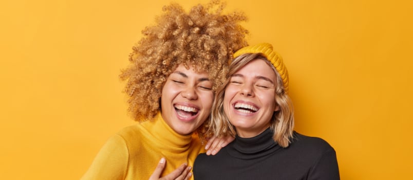 sincere human emotions concept positive overjoyed