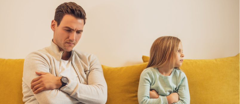 Couple having conflicts in relationship