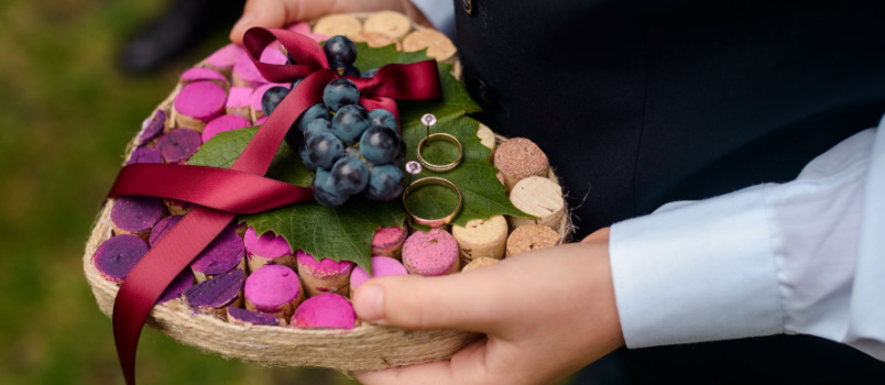 Rings bearer wooden box