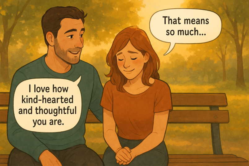 Sweet personality compliment