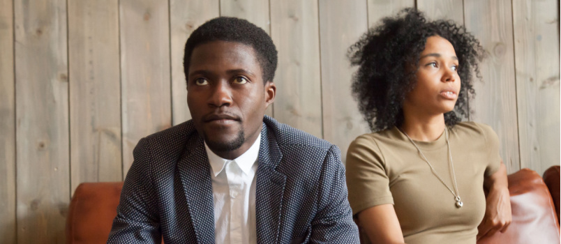 Couple having conflicts