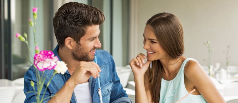 Young couple on a date 