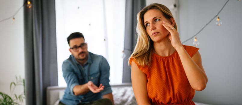 Couple having argument