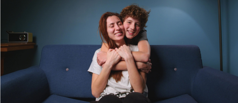 family understanding adolescence happy teenage boy