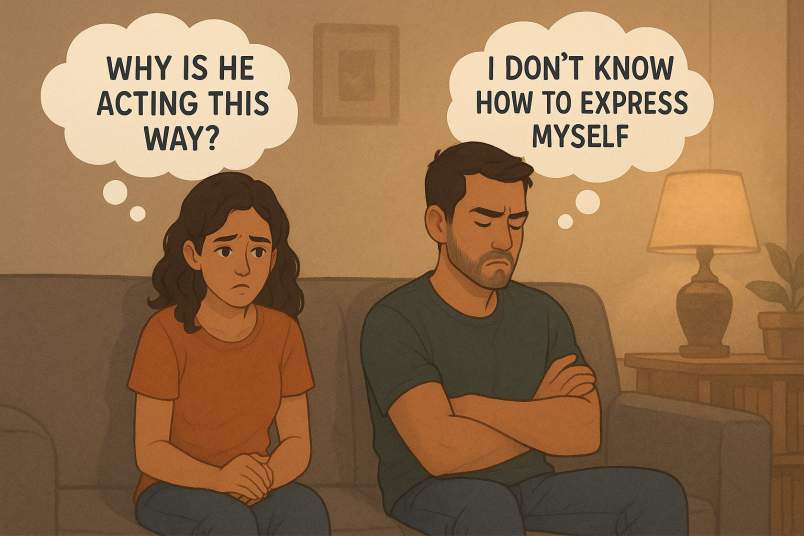 Emotional couple conflict