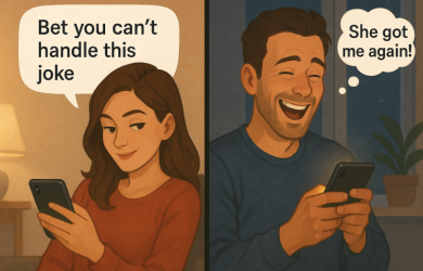 How to Make a Guy Laugh Really Hard Over Text: 13 Ways