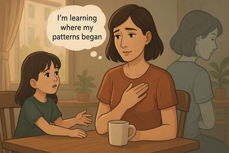 woman reflecting on attachment patterns