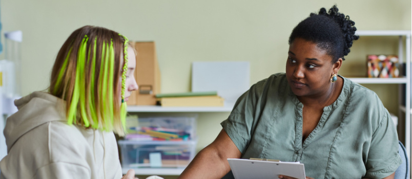 Psychology supporting kid