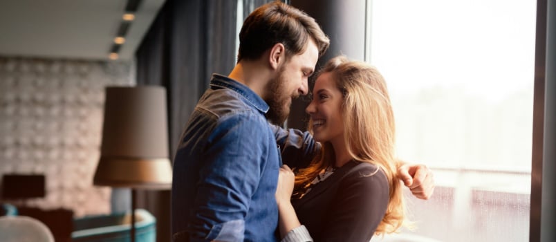 Beautiful couple having fun time